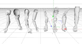 C4D模型 机械手臂