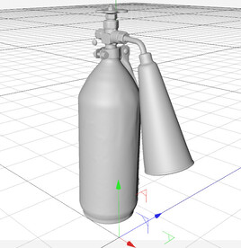 C4D模型 灭火器