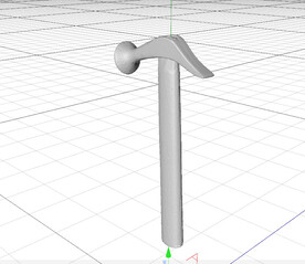 C4D模型 锤子