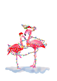 卡通天鹤图案设计