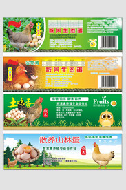 鸡蛋山鸡宣传名片