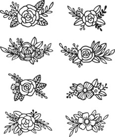 矢量花纹