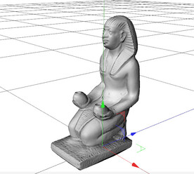 C4D模型 埃及雕像