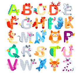 卡通英文字体图案设计