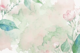 水彩花卉背景