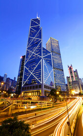 香港城市风光中银大厦