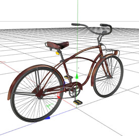 C4D模型 自行车