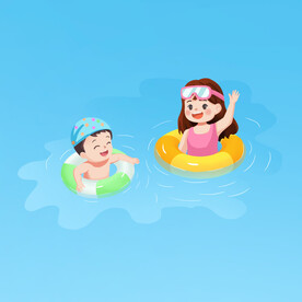 儿童游泳水上乐园