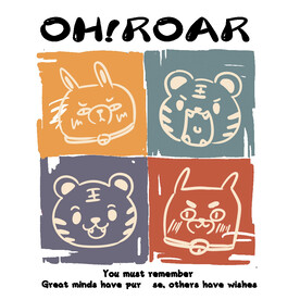 卡通英文熊图案