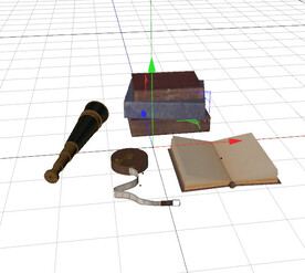 C4D模型 望远镜