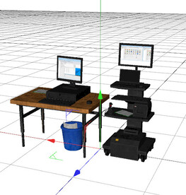 C4D模型 电脑
