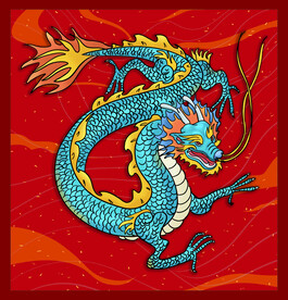 龙凤纹 