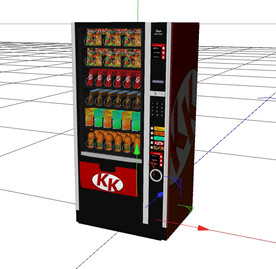 C4D模型 自动贩卖机