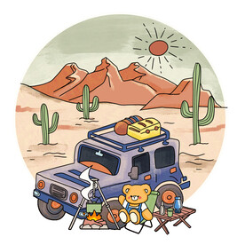 卡通汽车图案设计