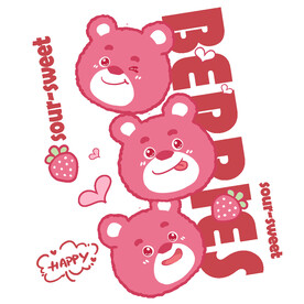 卡通三熊头图案