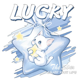 卡通幸运猫图案