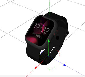 C4D模型 智能手表  