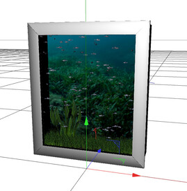 C4D模型 鱼缸