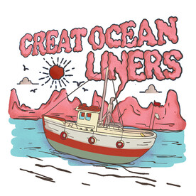 卡通船图案设计