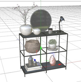 C4D模型 架子