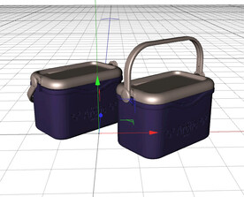 C4D模型 饭盒