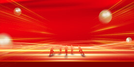 年会晚会海报展板背景