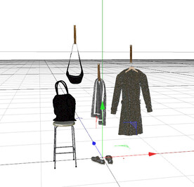  C4D模型 衣服