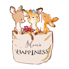 卡通袋鼠图案设计