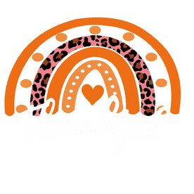 卡通拱形英文图案设计