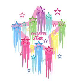 卡通大炫彩星