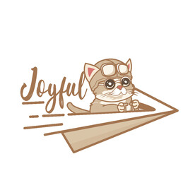 卡通飞行家图案设计