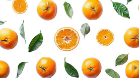 高清橙子免抠图素材图片