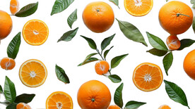 高清橙子免抠图素材图片