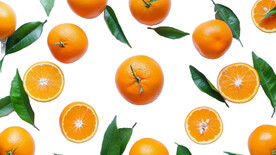 高清橙子免抠图素材图片