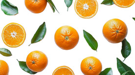 高清橙子免抠图素材图片