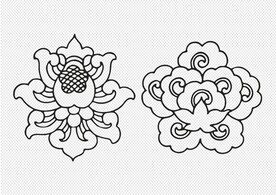 矢量花纹