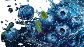 高清蓝莓免抠图素材图片