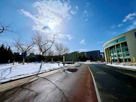 城市雪景