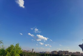 城市蓝天风光