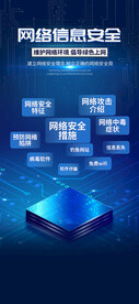 网络安全防范指南海报