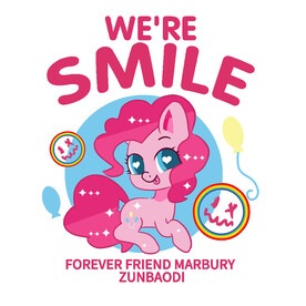 卡通短袖小马粉色