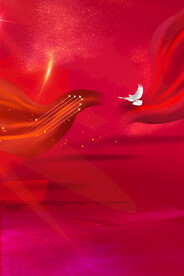 节日海报展板晚会背景