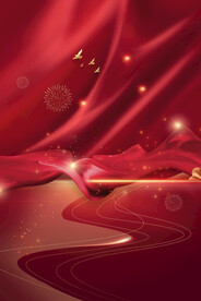 节日海报展板晚会背景