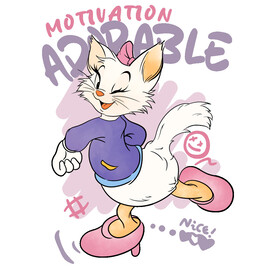 卡通大乖小猫图案