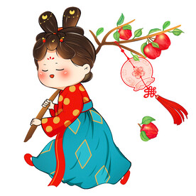 卡通大平安颂图案