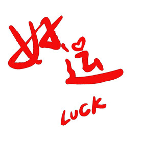 卡通好运降临图案