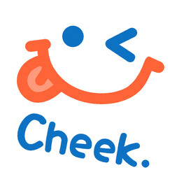 卡通吐舌笑脸图案