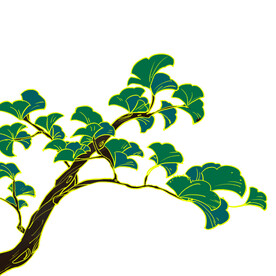 树叶树枝树干元素素材