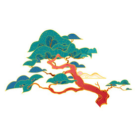 树叶树枝树干元素素材