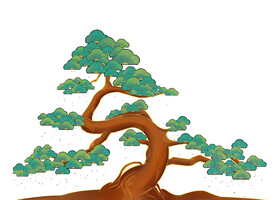 树叶树枝树干元素素材